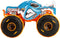 Hot Wheels Monster Trucks Rhinotime - RC voertuig - Schaal 1:24 - Grip Action banden