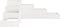 vidaXL - Plantenbak - 4-laags - 106x104,5x36 - cm - massief - grenenhout - wit
