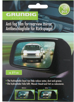 Grundig Automotive - Anti regen film D9,8cm PE - Gereedschapscombiset - Huisdier (Pet) - transparent
