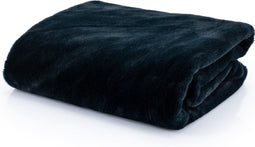 Furnilux Plaid Lade - Effen - 140x170 cm - Donker blauw