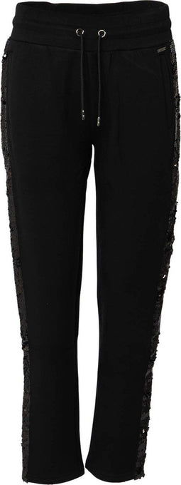 Guess Dalida Sweat Pants - Joggingbroek - Glitter pailletten - Zwart - Maat S