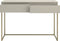 Selsey Bemmi - Make-uptafel met lades - Grijsbeige met gouden poten