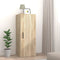 vidaXL - Wandkast - 34,5x34x90 - cm - bewerkt - hout - sonoma - eikenkleurig
