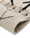 BOZKIR - Laagpolig vloerkleed - Beige - 80 x 230 cm - Katoen