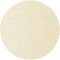 Vloerkleed MOMO Rugs Panorama Uni Rond White Vloerkleed - 150 rond - Rond - Laagpolig,Rond Tapijt - Klassiek - Beige