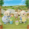 Sylvanian Families 5736 Tuinierenset Bloemen Hangoorkonijn Broer& Zus- 2 fluweelzachte speelfiguren