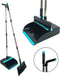 Synx Tools Stoffer en Blik met lange steel 121 cm - 4 Stuks - Veger en blik met lange steel - Stoffer & Blik Met Schoonmaaktanden - Verstelbaar tot 121 cm