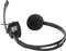 Natec Canary Go - Draadkoptelefoon met microfoon - 40mm drivers - Zwart