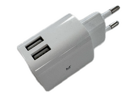 Amitec MyAmi 2 - Dual USB Oplader - Snellaadfunctie 3.4A - Glanzend Wit