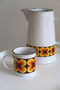 CABANAZ - mok, Ramona, retro, keramiek, TEA/COFFEE MUG, 250 ml, geel