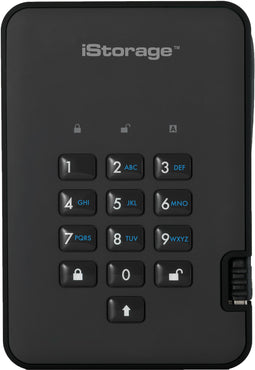 iStorage diskAshur 2 - HDD - 1TB - Ultra-veilige hardware versleuteling - Zwart