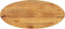 vidaXL - Tafelblad - ovaal - 100x50x2,5 - cm - massief - mangohout