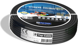 HOFTRONIC Xtrem - Buitenkabel 25 meter (3x1,5m²) - Waterdicht en flexibel - Zwart/grijs