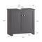 SoBuy 2-Laags opbergkast - 60 x 29 x 60cm - Grijs