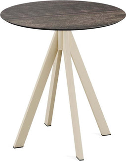 Infinity Terrastafel Zand Frame + Riverwashed Wood HPL 70 cm - Essentials 120031470