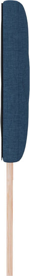 vidaXL - Hoofdbord - met - Diamant - Blokken - Design - Blauw - 180 - cm - Stof