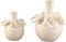 PTMD Emmelyn White Bulb Ceramic Glazed Vase Birds L