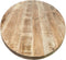 Ovaal tafelblad - 220x110x4 - Rustiek - Massief mangohout