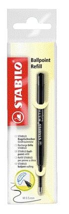 STABILO Standaard Balpenvulling - Zwart - 0,5 mm - Doos 10 Stuks