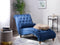 MURET - Chaise longue - Blauw - Symmetrisch - Polyester