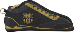 Schooletui, Tekenetui, Organizer - F.C. Barcelona Voetbalschoen - Zwart, Goud (24x10x3 cm)