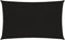 vidaXL - Zonnezeil - 160 - g/m² - rechthoekig - 6x8 - m - HDPE - zwart