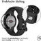 imoshion Siliconen bandje - Geschikt voor Google Pixel Watch / Watch 2 / Watch 3 (41 mm) - Maat L - Zwart