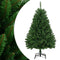 vidaXL - Kunstkerstboom - met - scharnieren - en - standaard - 150 - cm