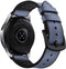 iMoshion Bandje Geschikt voor Samsung Gear S3 Frontier / Gear S3 Classic / Galaxy Watch (46mm) - iMoshion Echt lederen bandje - Blauw