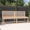 vidaXL - Tuinbank - 201,5 - cm - massief - grenenhout