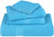 vidaXL - Zeepdoekjes - 4 - st - 30x30 - cm - 360 - g/m² - 100% - katoen - turquoise