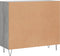 vidaXL - Dressoir - 90x34x80 - cm - bewerkt - hout - grijs - sonoma - eikenkleurig