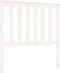 vidaXL - Hoofdbord - 96x6x101 - cm - massief - grenenhout - wit