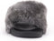 Warmbat Barlee - Dames Slippers - Pluizige voetband van wol - Dark Grey