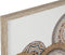 Canvas Home ESPRIT Wit Natuurlijk Boho 70 x 3 x 50 cm (2 Stuks)