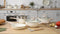 JUST PERFECTO JL-779 - 15-delige pannenset - Antiaanbaklaag marmer - Beige (15 stuks)