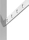 vidaXL - Plankdragers - 4 - st - 30x2,5x15,5 - cm - roestvrijstaal - zilverkleurig