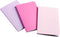 Bruynzeel A6 Notitieboek Set - 3 mini-notitieboeken - lila felroze lichtroze (set van 3)