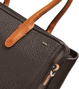 Berba Dames Leren Laptoptas 15.6 inch Chamonix 125-779 Chocolate