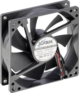 X-Fan RDD8025S1 Axiaalventilator 12 V/DC 78.5 m³/h (l x b x h) 80 x 80 x 25 mm
