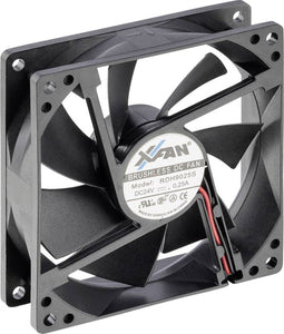 X-Fan RDH9025S Axiaalventilator 24 V/DC 103.2 m³/h (l x b x h) 92 x 92 x 25 mm