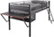 X Rocker Sanctum Gaming Mid Sleeper Bed with Desk - Black