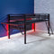 X Rocker Sanctum Gaming Mid Sleeper Bed with Desk - Black
