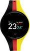 X-WATCH EuroChamp Smartwatch 24 mm Zwart, Rood, Goud