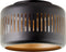 Brilliant Tyas - Plafondlamp - E27 max 1x60W - Zwart/Goud