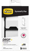 OtterBox Thin Flex - Back Cover - DROP+ bescherming - Samsung Galaxy Z Flip 3 5G - Transparant & Zwart