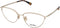 Max Mara MM5057 54032 bril zonder sterke - Dames - Goudkleurig