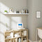 Woltu Zwevende Wandplank - MDF E1 - 70 x 22,9 x 3,8 cm - Wit