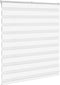 vidaXL - Zebra - Blind - 135x100 - cm - stofbreedte - 130,9 - cm - polyester - wit