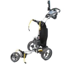 Trolem TFALL CAN - Elektrische Golftrolley - 16 Ah lithiumbatterij - Zilver